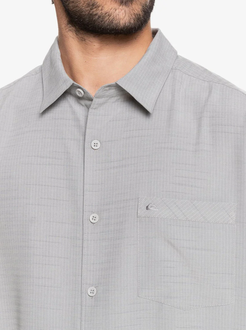 Quiksilver Waterman Centinela Premium Anti-Wrinkle Shirt - Flint Gray Centinella - Image 4
