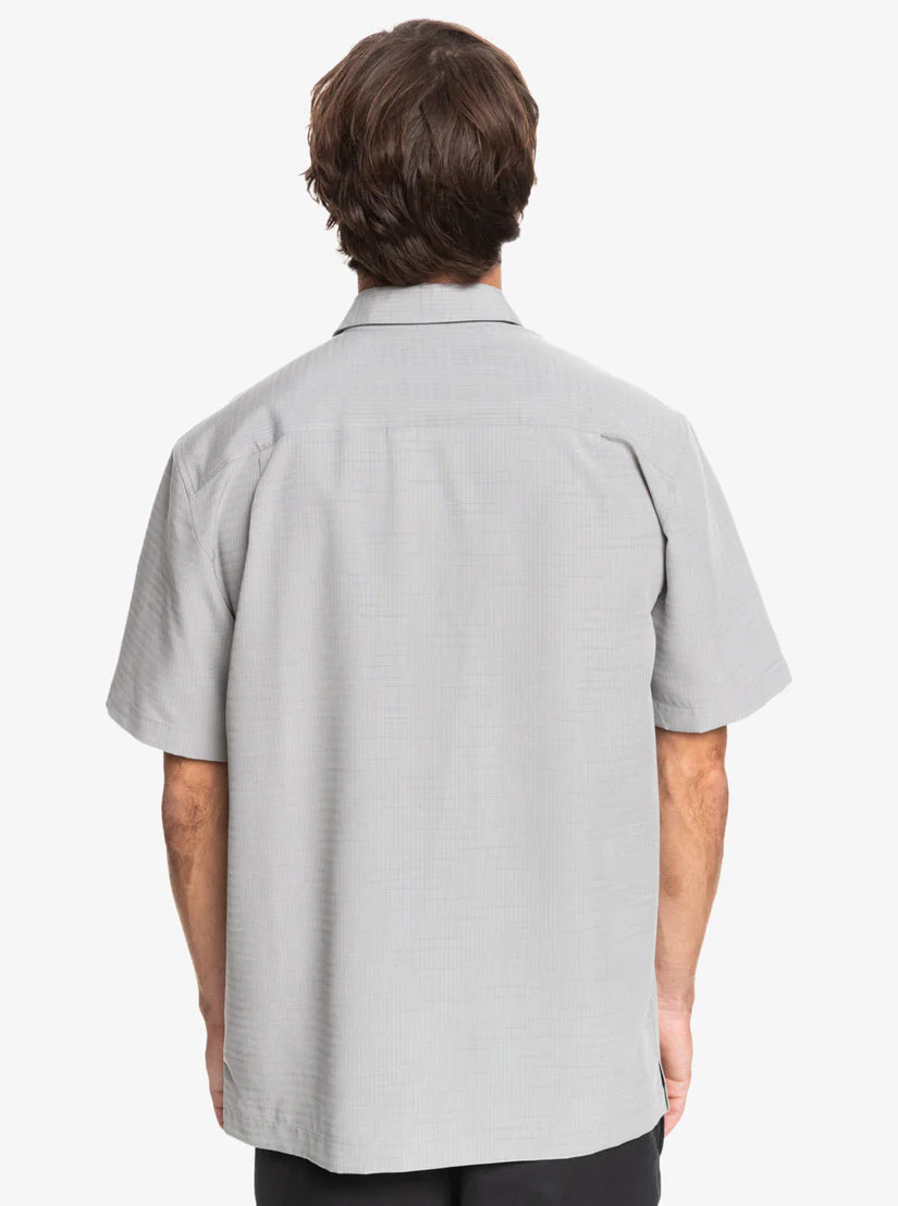Quiksilver Waterman Centinela Premium Anti-Wrinkle Shirt - Flint Gray Centinella - Image 5