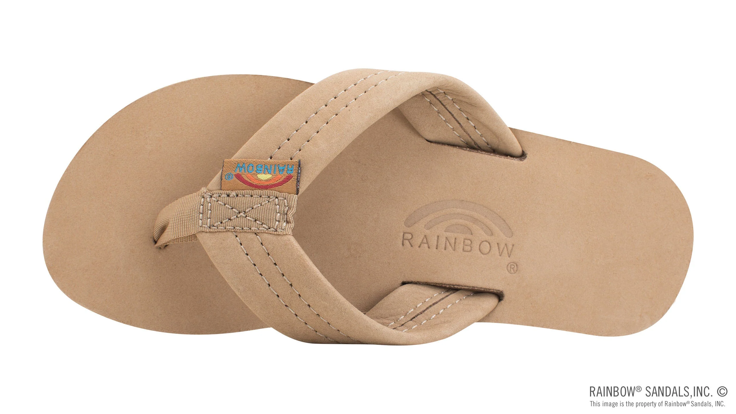 Rainbow Kids Premier Leather 1" Strap - Sierra Brown - Image 3