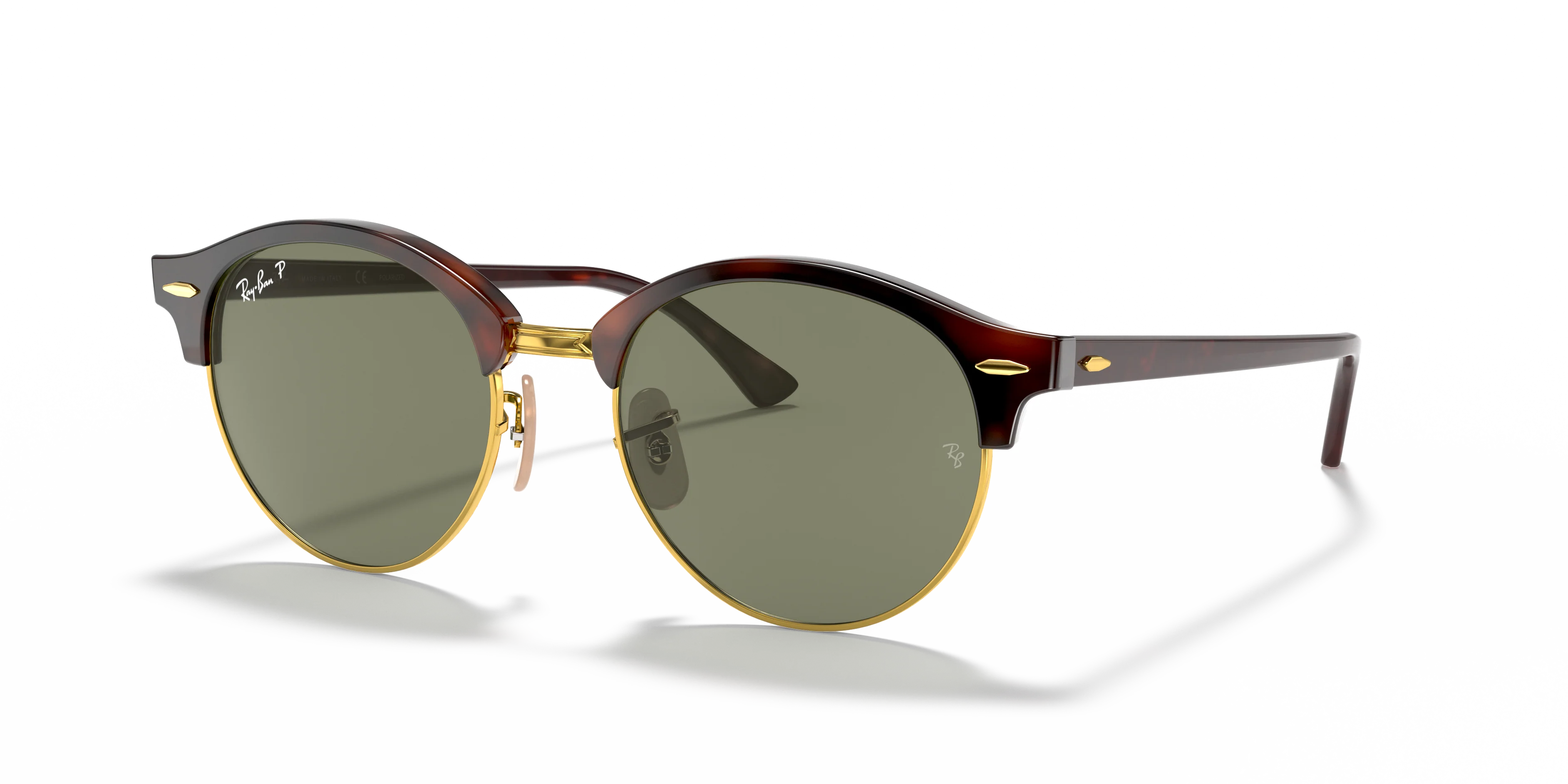 Ray Ban CLUBROUND CLASSIC Sunglasses - RED HAVANA