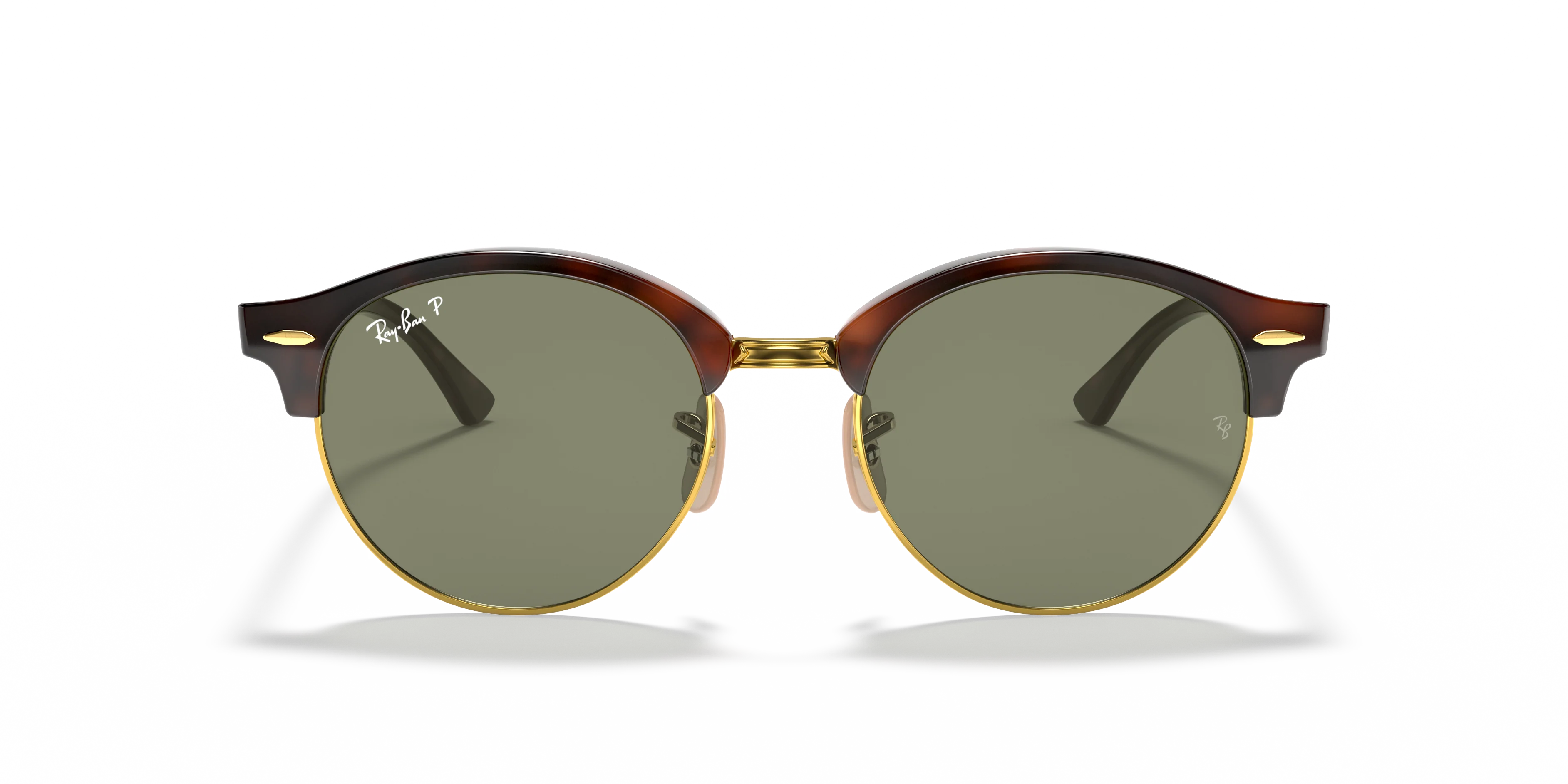 Ray Ban CLUBROUND CLASSIC Sunglasses - RED HAVANA - Image 2