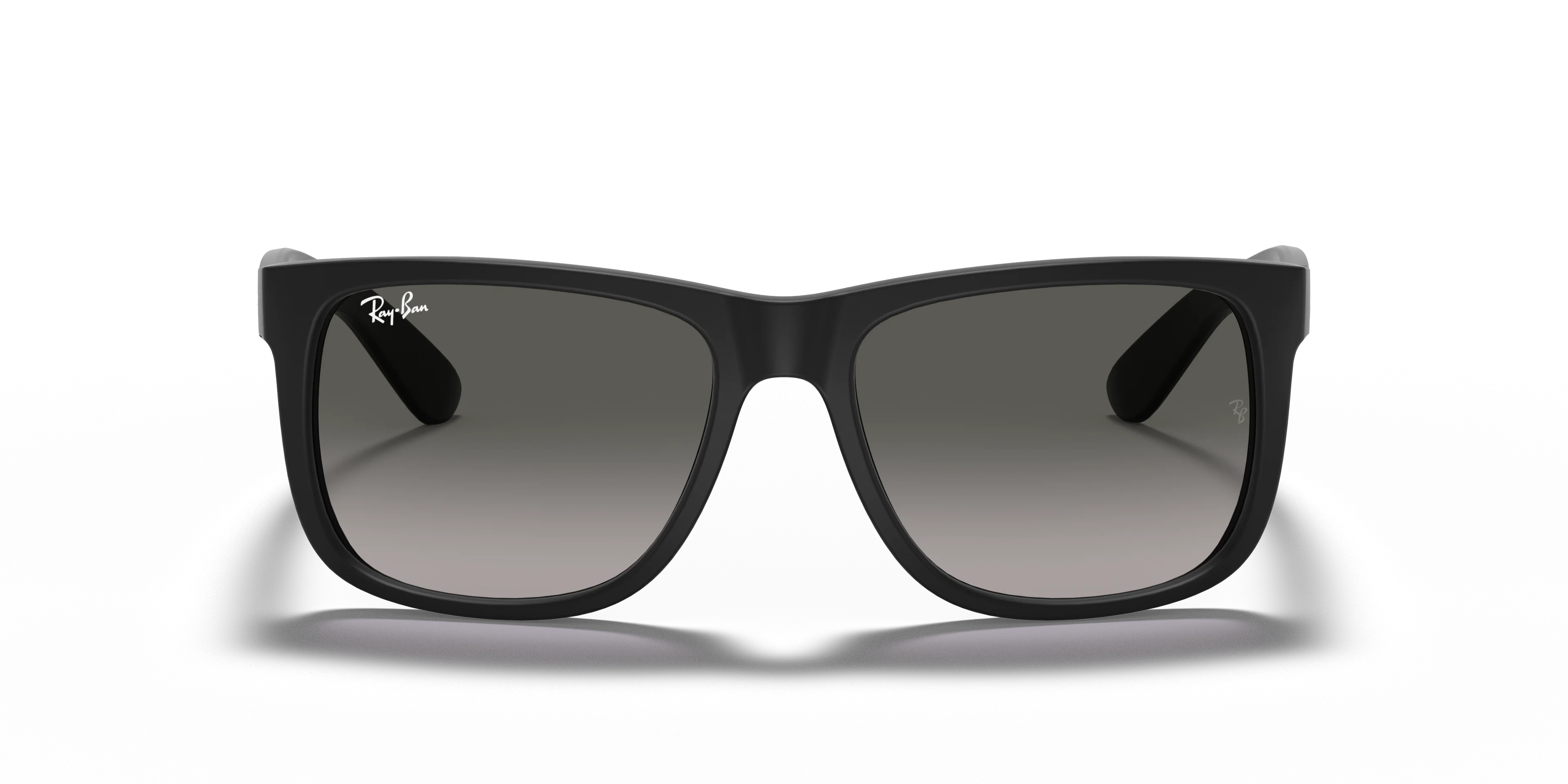 Ray Ban JUSTIN CLASSIC Sunglasses - RUBBER BLACK - Image 2