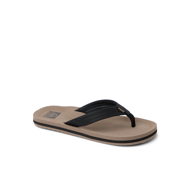 Reef Kids Ahi Black Sandals - Black/Tan - Image 2