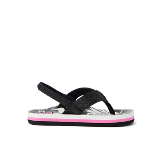 Reef Little Ahi Sandals - Pink/Black Floral - Image 3