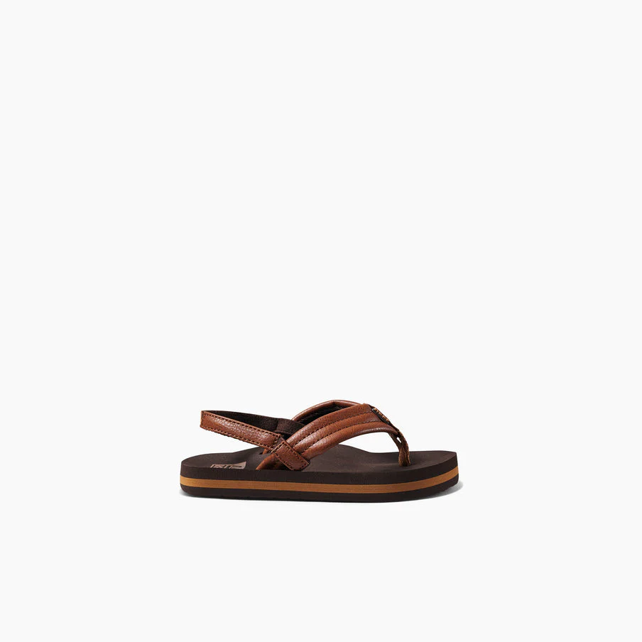 Reef Little Kids Ahi Sandals - BROWN