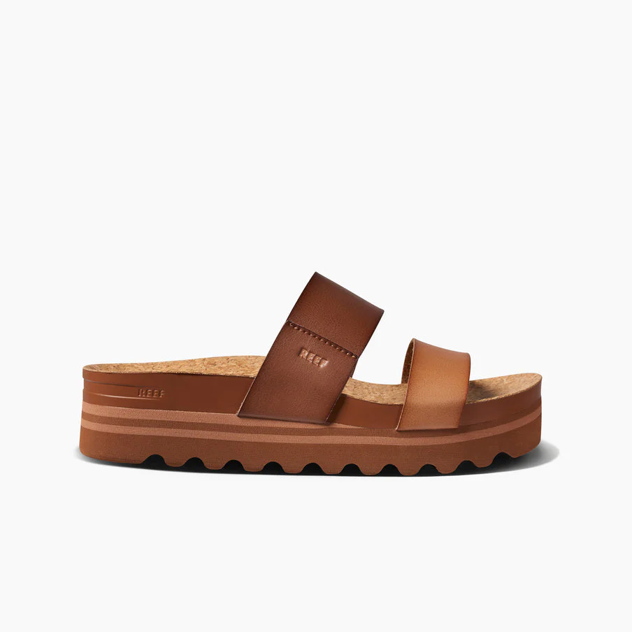 Reef Women's Cushion Vista Hi Sandals - ESPRESSO DUO
