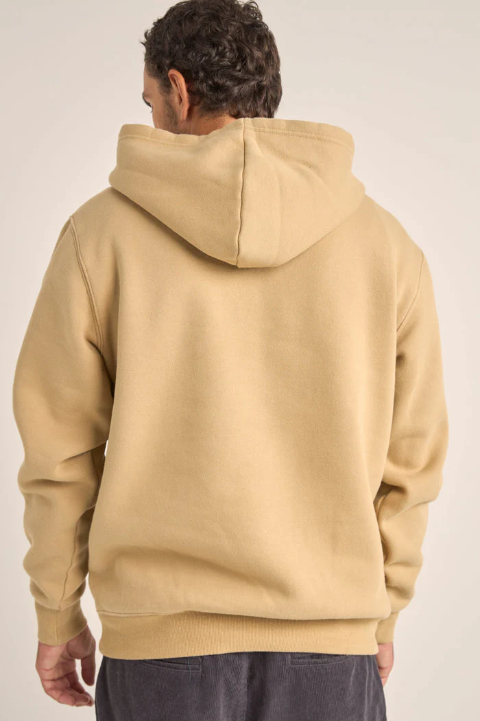Rhythm Arch Heavyweight Fleece Hoodie - SAND - Image 2