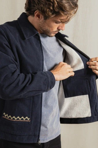 Rhythm Arugam Twill Jacket - Midnight Navy - Image 3