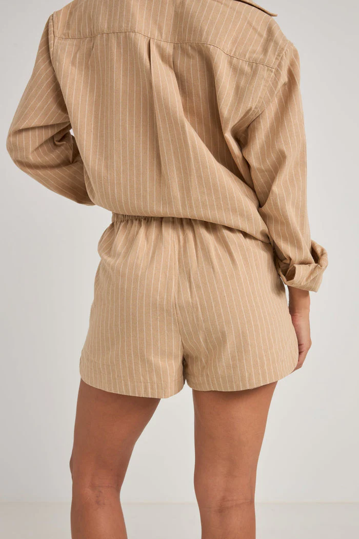 Rhythm Byron Striped Short - NATURAL - Image 2