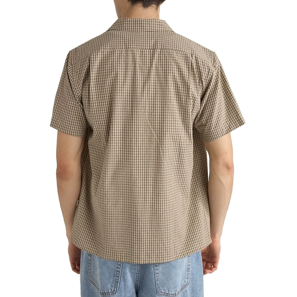 Rhythm Check Plaid Shirt - Sand - Image 2