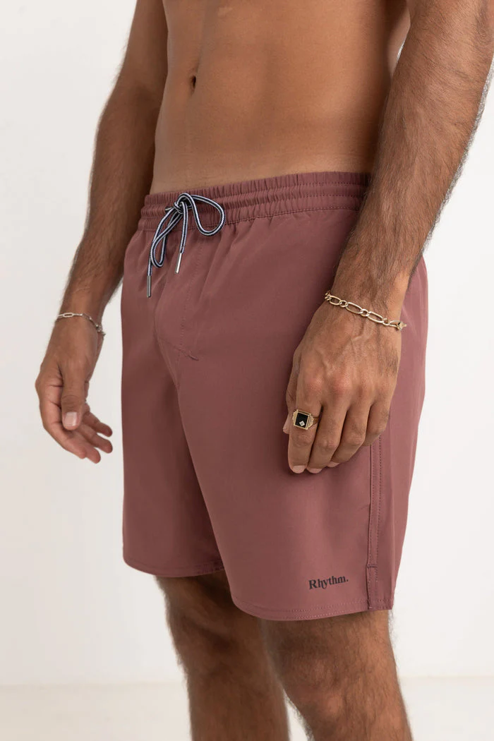 Rhythm Classic Beach Short - MERLOT - Image 2