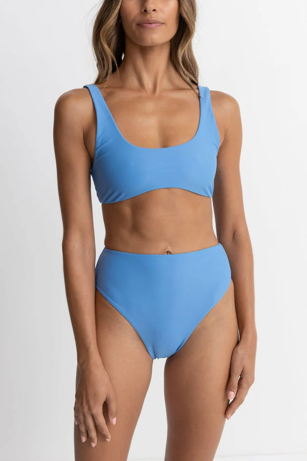 Rhythm Classic Crop Top - Blue - Image 4