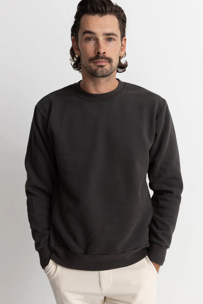 Rhythm Classic Fleece Crew - VINTAGE BLACK - Image 2