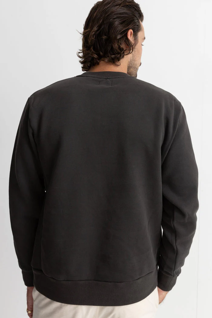 Rhythm Classic Fleece Crew - VINTAGE BLACK - Image 3