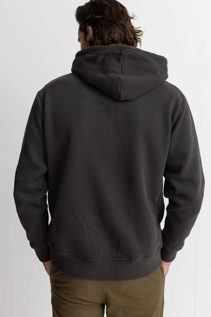 Rhythm Classic Fleece Hoodie - VINTAGE BLACK - Image 2