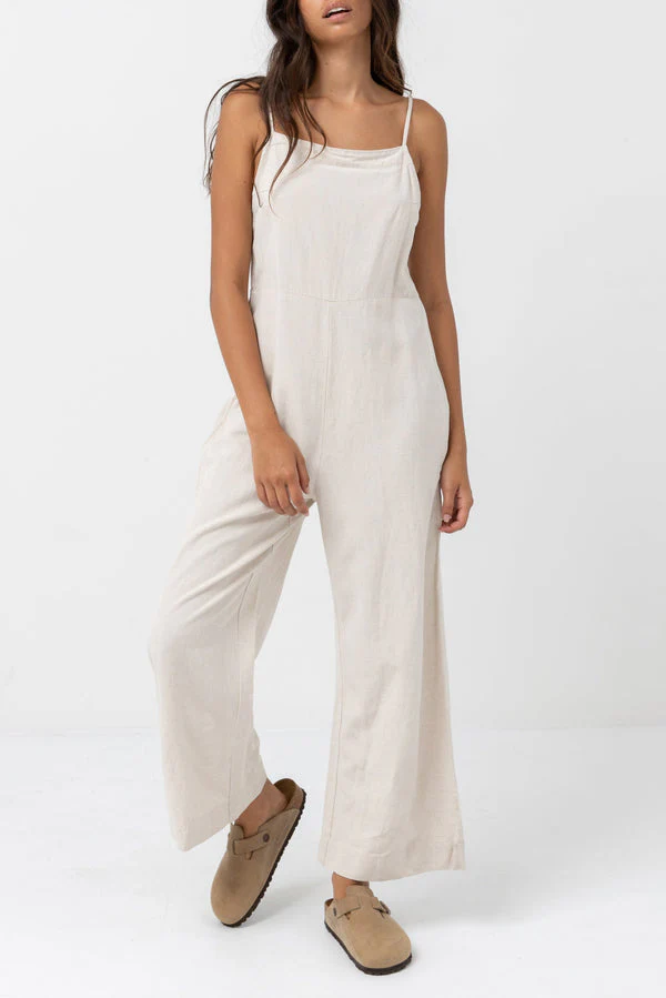 Rhythm Classic Jumpsuit - Oat