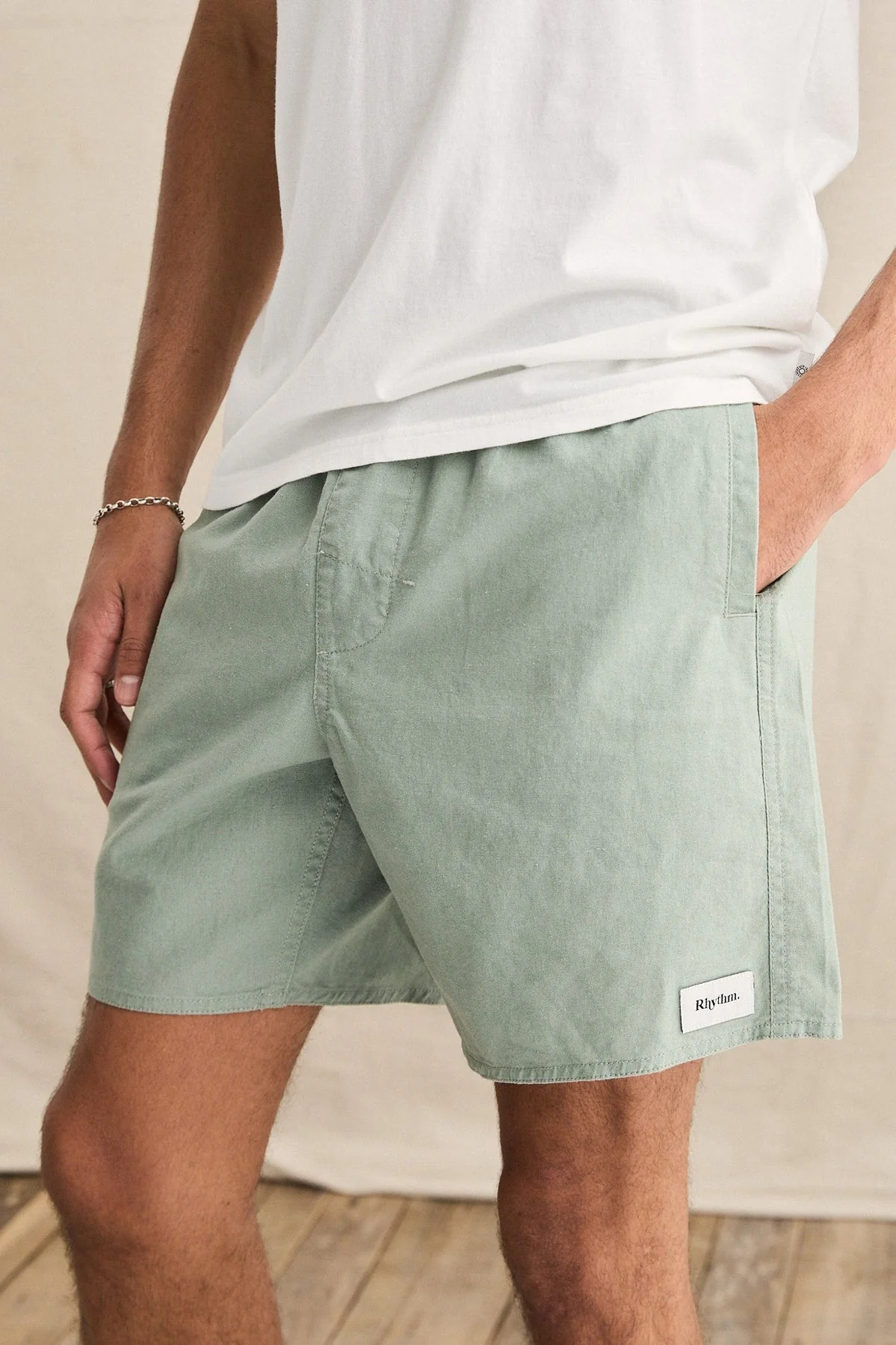Rhythm Classic Linen Jam - Seafoam - Image 3