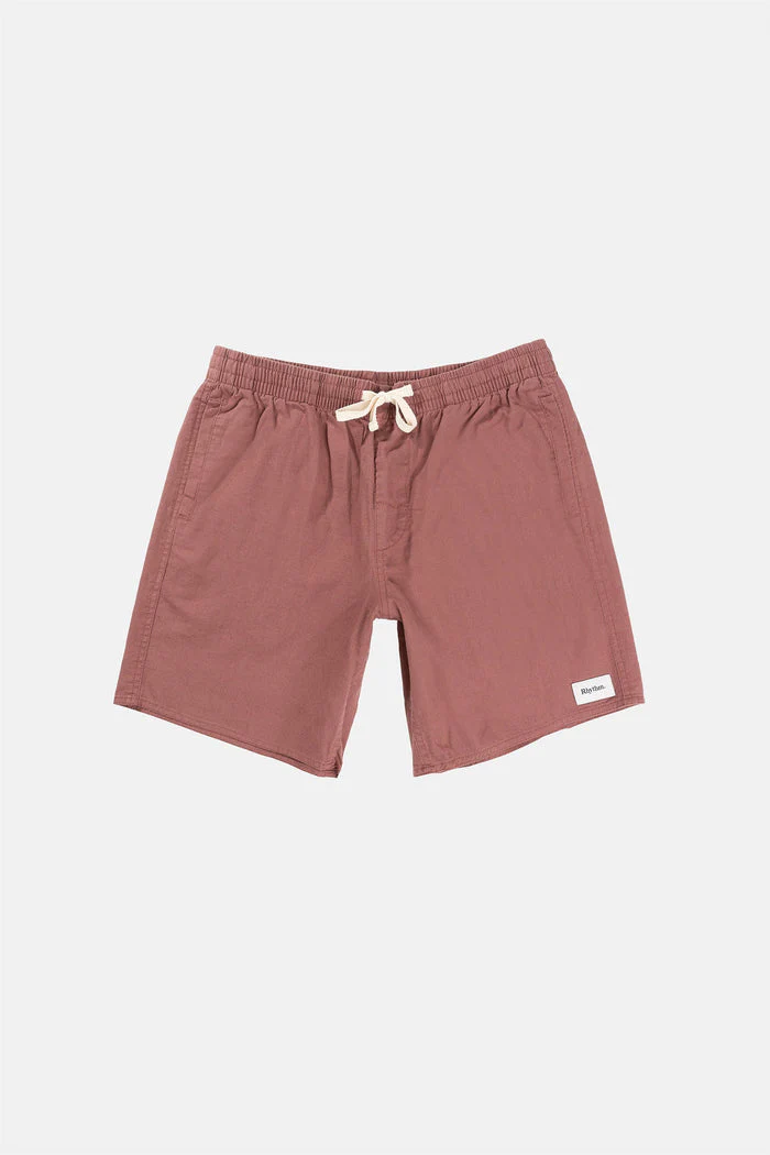 Rhythm Classic Linen Jam Short - MERLOT