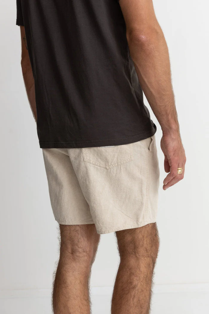 Rhythm Classic Linen Jam Short - SAND - Image 3