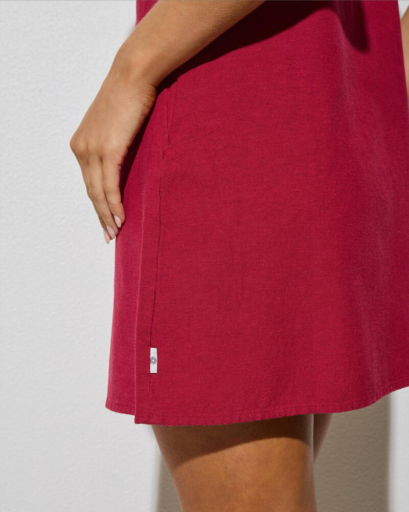 Rhythm Classic Slip Dress - Sangria - Image 4