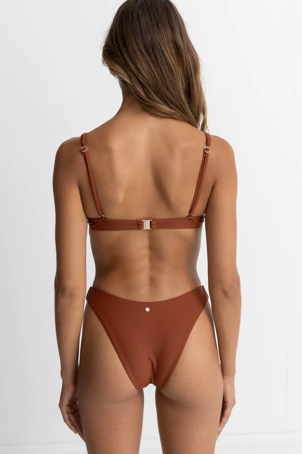 Rhythm Classic Underwire Top - Rust - Image 2