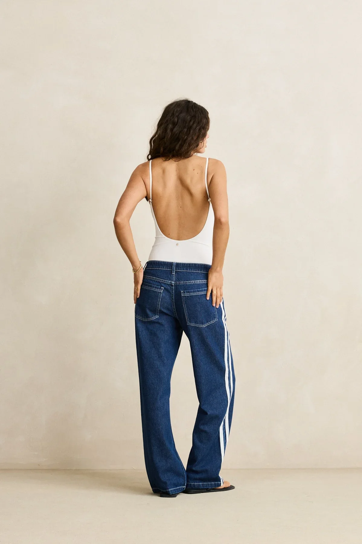 Rhythm Contrast Denim Jean - Blue - Image 3