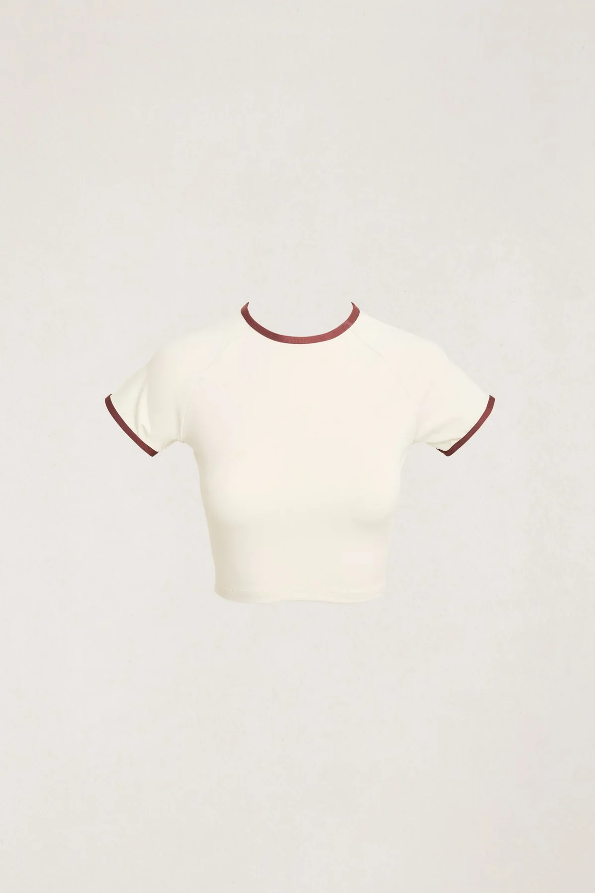 Rhythm Contrast Short Sleeve Surf Top - Cream - Image 3