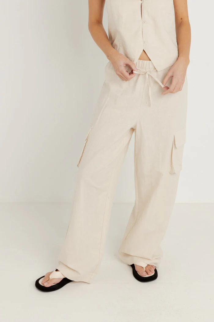 Rhythm Cove Cargo Pant - OAT - Image 2