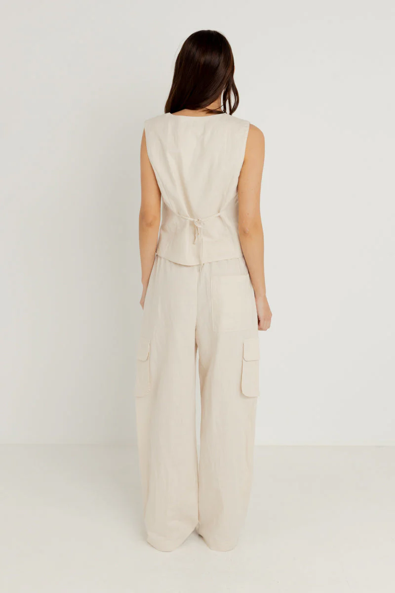 Rhythm Cove Cargo Pant - OAT - Image 3