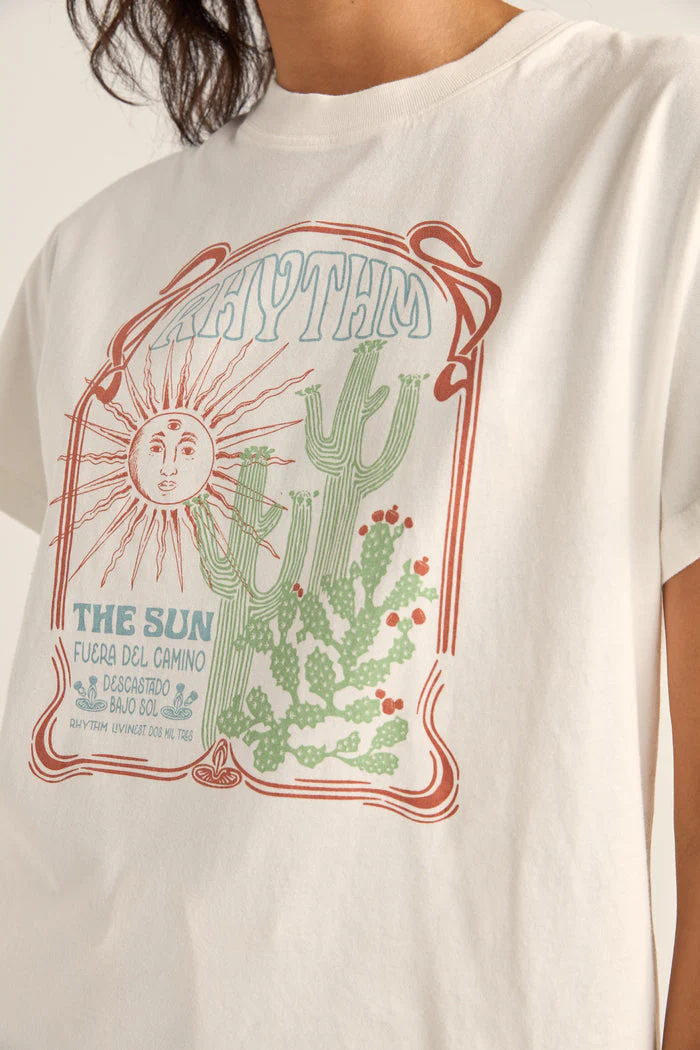 Rhythm Del Camino Band T-Shirt - WHITE - Image 2