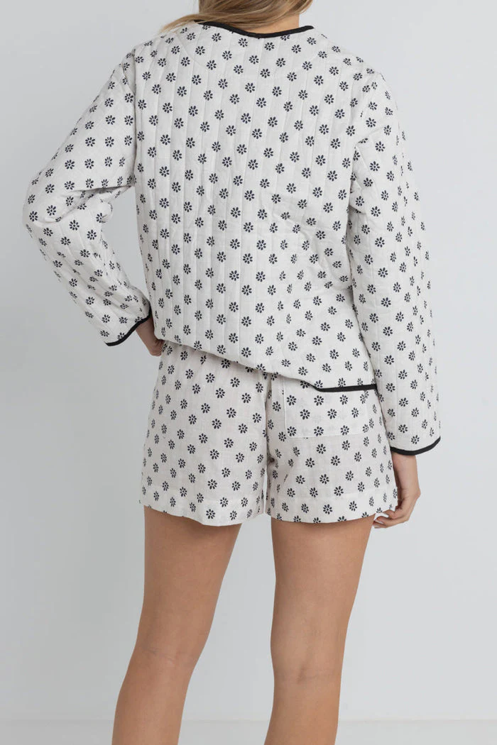 Rhythm Domino Floral Boxer Short - OAT - Image 2