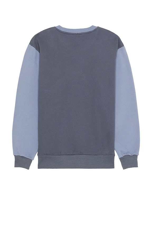Rhythm Ellipse Sun Crewneck Sweatshirt - BLUE - Image 2