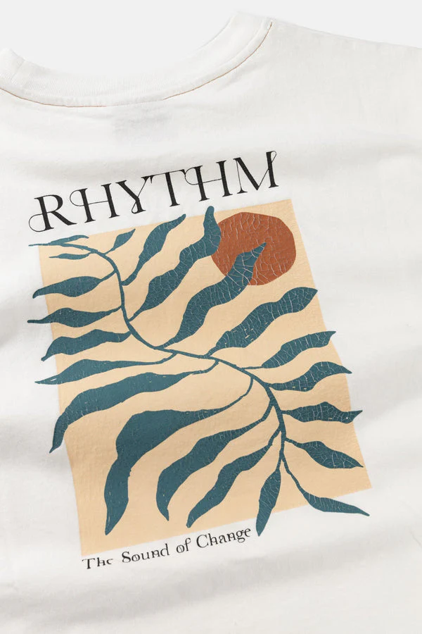 Rhythm Fern Vintage Short Sleeve T-Shirt - Vintage White