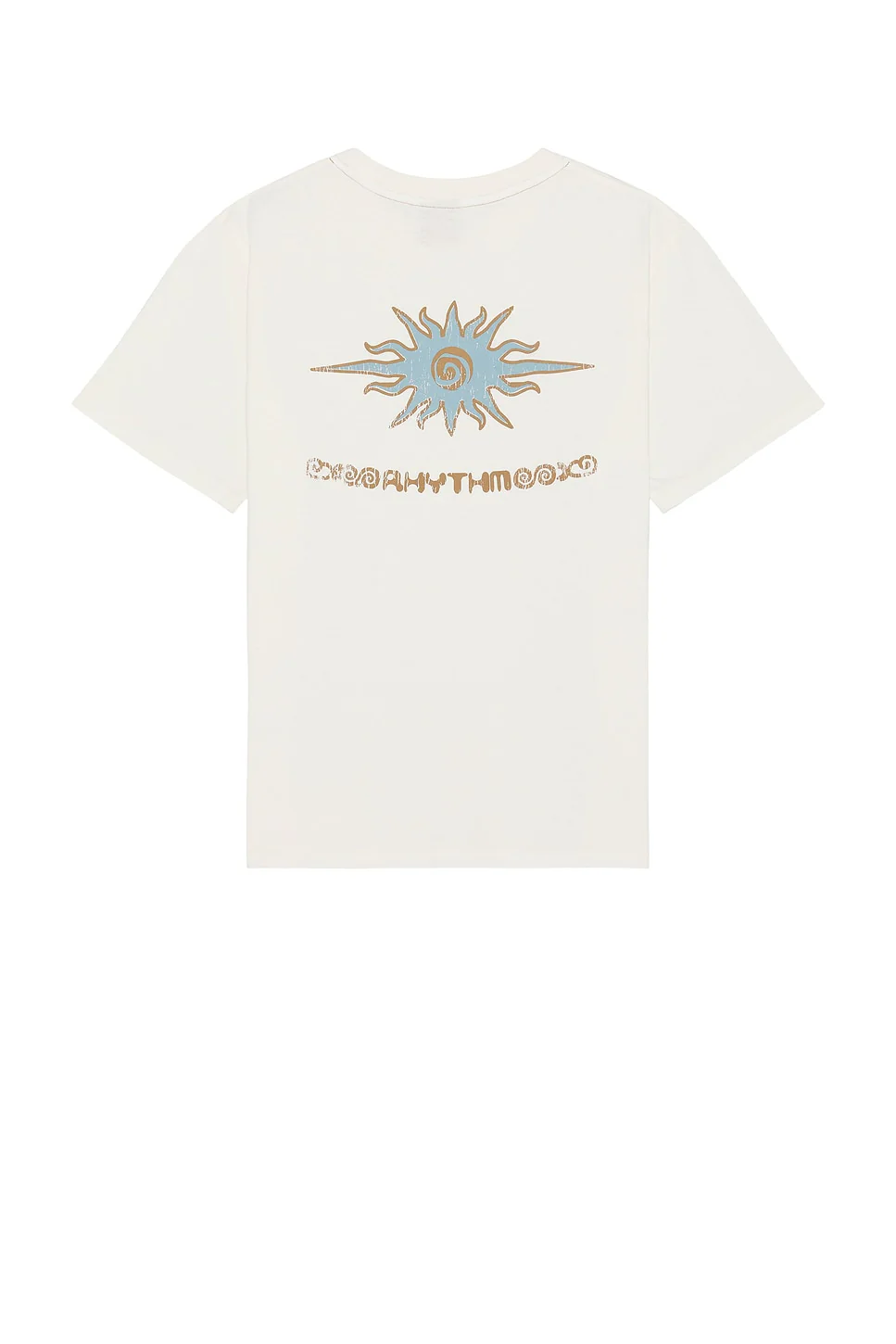 Rhythm Flame Printed Vintage Tee - White