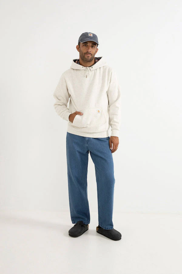 Rhythm Flannel Fleece Hood Ecru - Ecru - Image 2