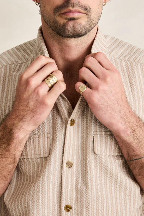Rhythm Floragraph Short Sleeve Shirt - Incense - Image 4