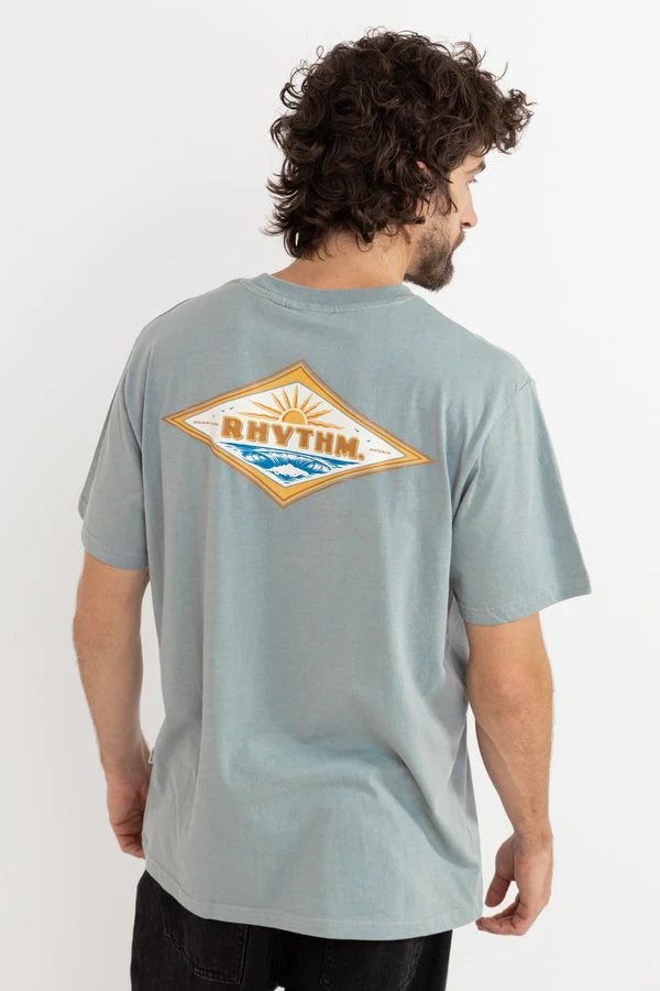 Rhythm Frame Short Sleeve T-Shirt - Seafoam - Image 3