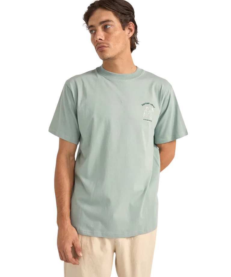 Rhythm Freedom Vintage T-Shirt - Seafoam - Image 2
