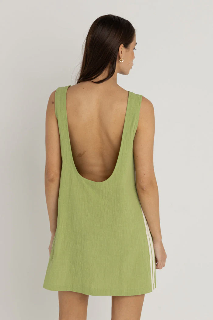 Rhythm Hanalei Mini Dress - GREEN - Image 3