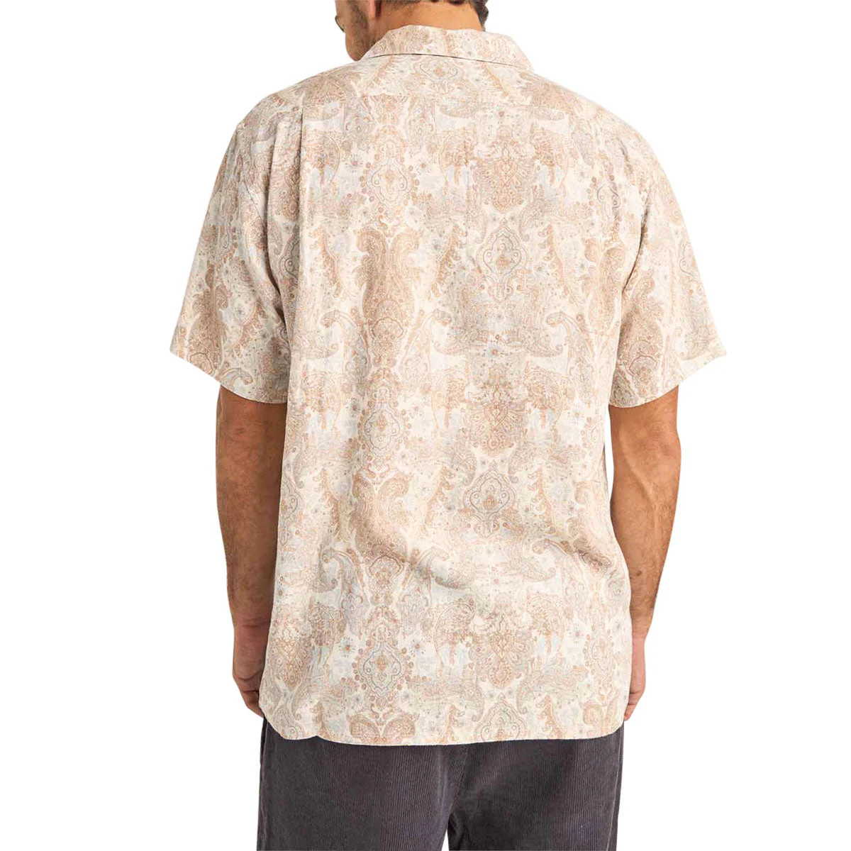 Rhythm Jean Paisley Short Sleeve Shirt - CREAM - Image 2