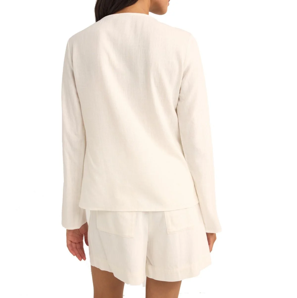 Rhythm Kayla Long Sleeve Top - WHITE - Image 2