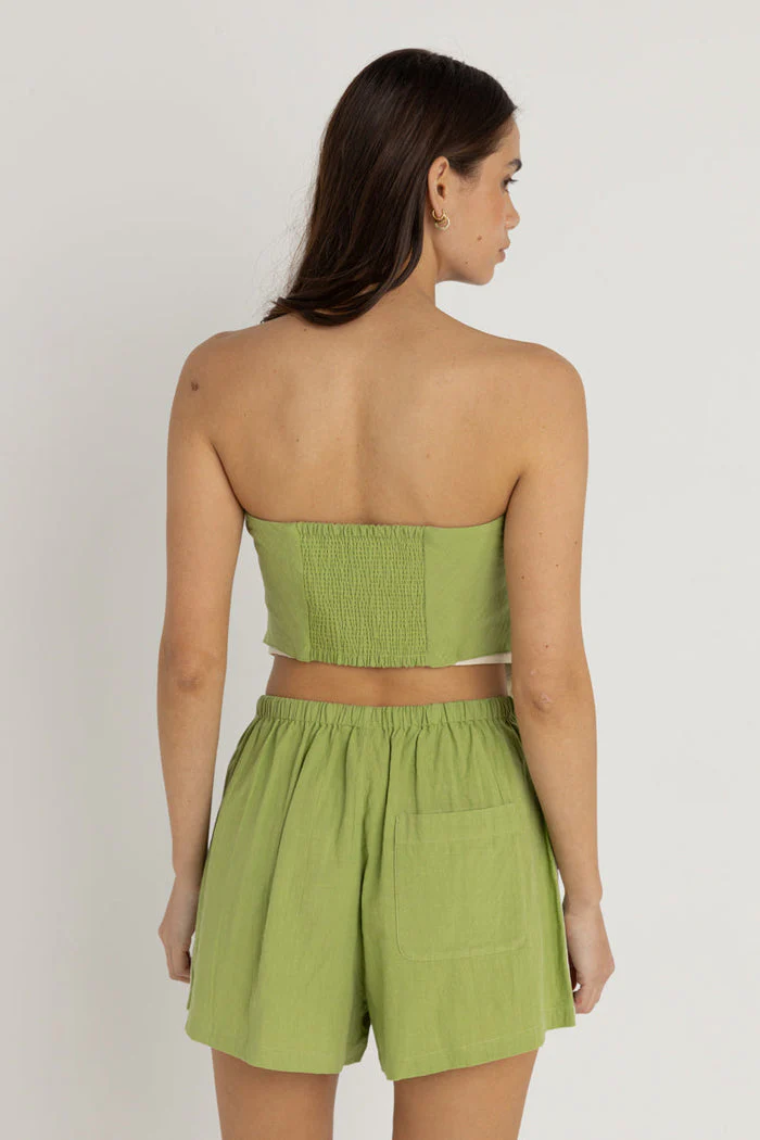 Rhythm Lara Scarf Top - GREEN - Image 2