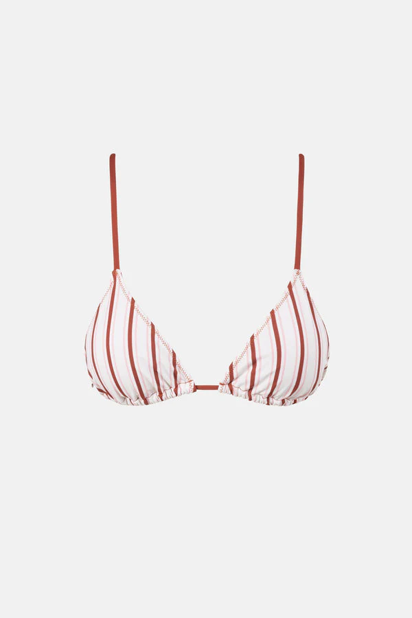 Rhythm Leilani Stripe Slide Tri Top - Strawberry - Image 3