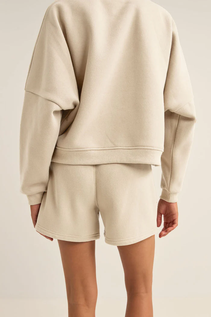 Rhythm Logo Fleece Shorts - OAT - Image 2