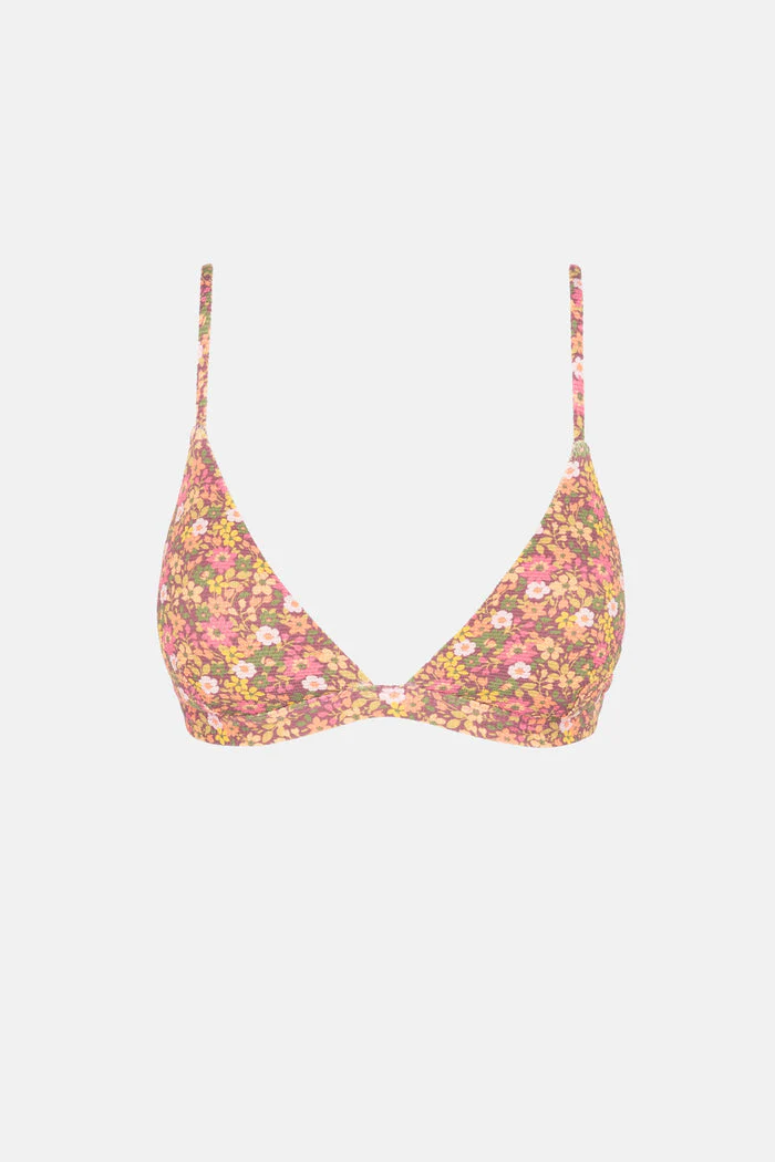 Rhythm Marie Floral Bralette Top - PINK