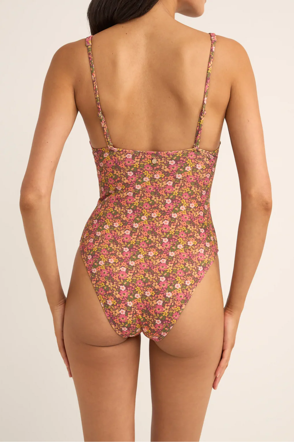 Rhythm Marie Floral Classic One Piece - PINK - Image 2