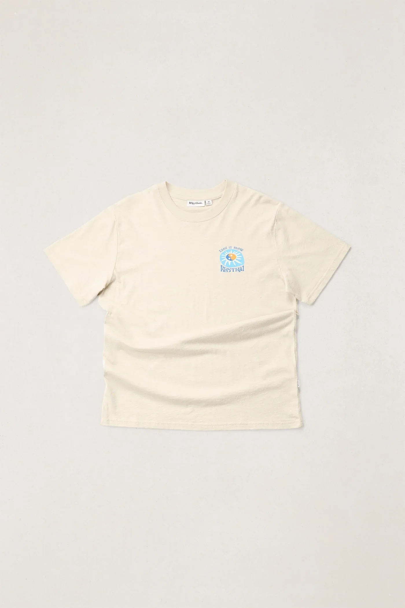 Rhythm Men's Slow Down Slub Ss T-Shirt Moonrock - Moonrock