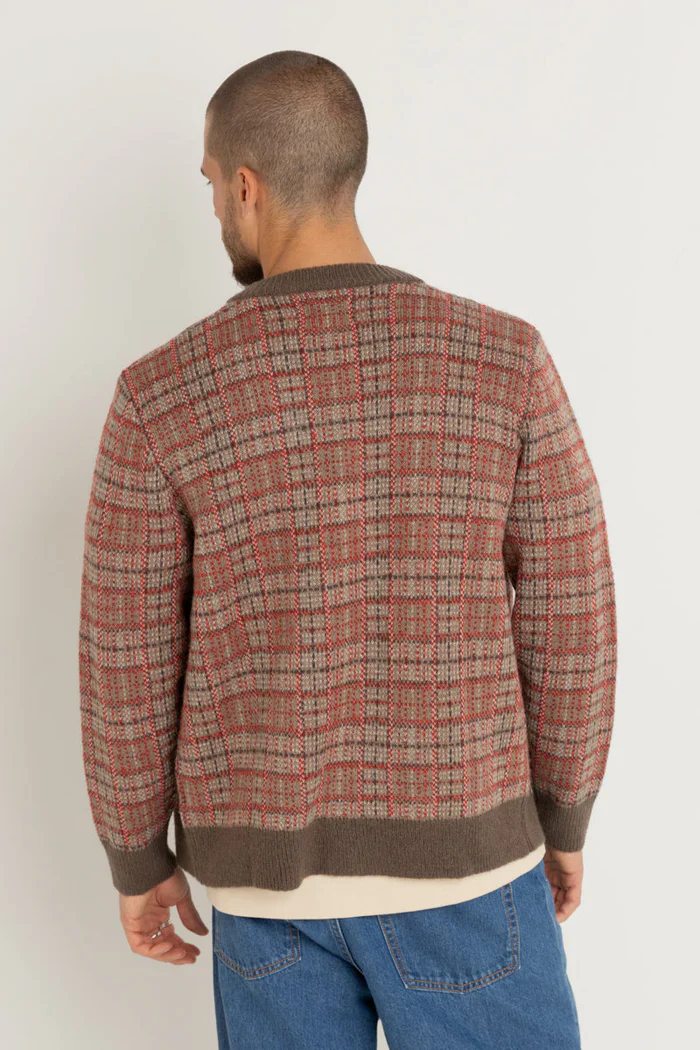 Rhythm Mohair Criss Cardigan - BARK - Image 3