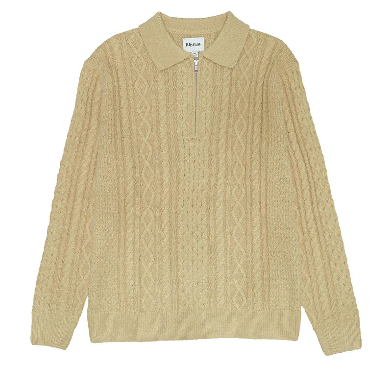 Rhythm Mohair Fisherman Knit - Incense - Image 4