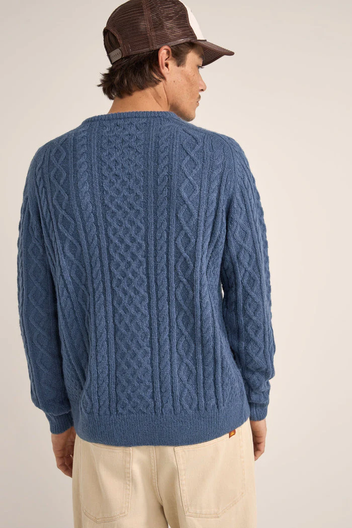 Rhythm Mohair Fishermans Knit - SLATE - Image 2